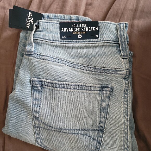 7 Pairs of Hollister Mens Super Skinny Jeans & Skinny Joggers Size XS 26X28 - Picture 2 of 5